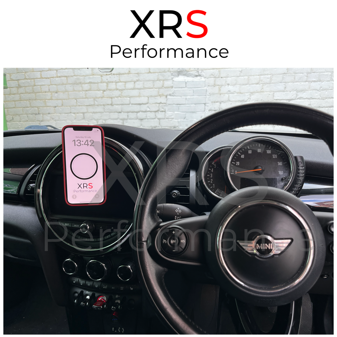 MINI F55 F56 F57 COOPER HATCH MAGNETIC BALL JOINT PHONE MOUNT HOLDER