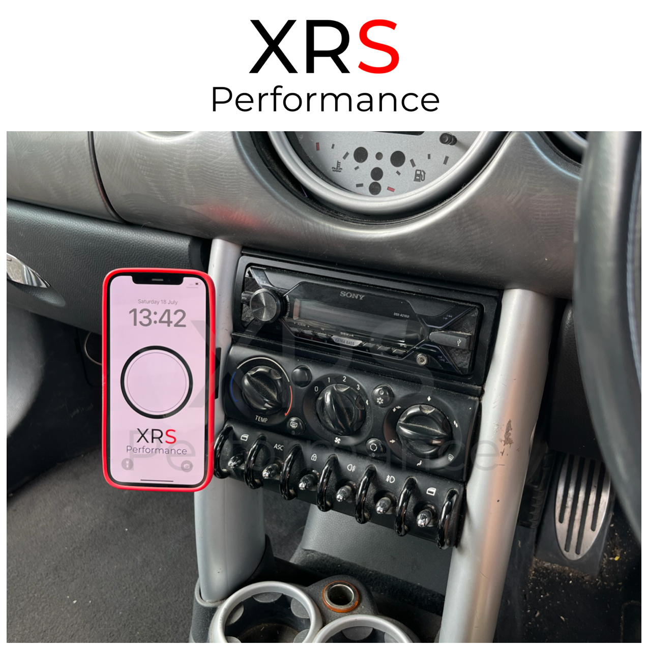 MINI COOPER R50 R52 R53 HATCH MAGNETIC BALL JOINT PHONE MOUNT HOLDER