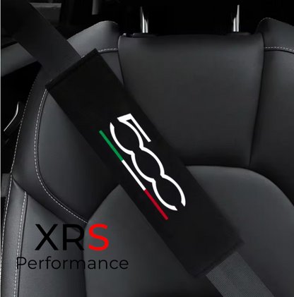 Fiat 500 Seat Belt Covers Pad Protectors x 2
