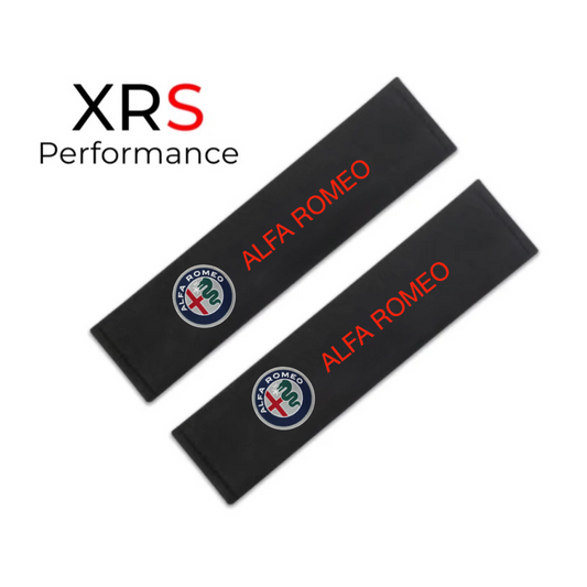 Alfa Romeo Seat Belt Covers Pad Protectors x 2