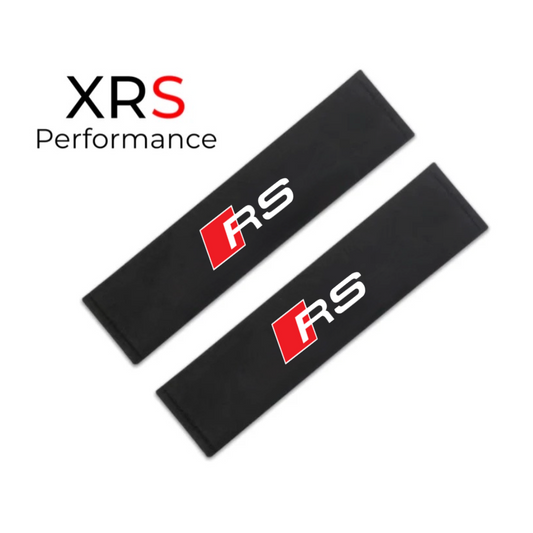 Audi RS Seat Belt Covers Pad Protectors x 2