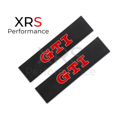 VW GTI Seat Belt Covers Pad Protectors x 2