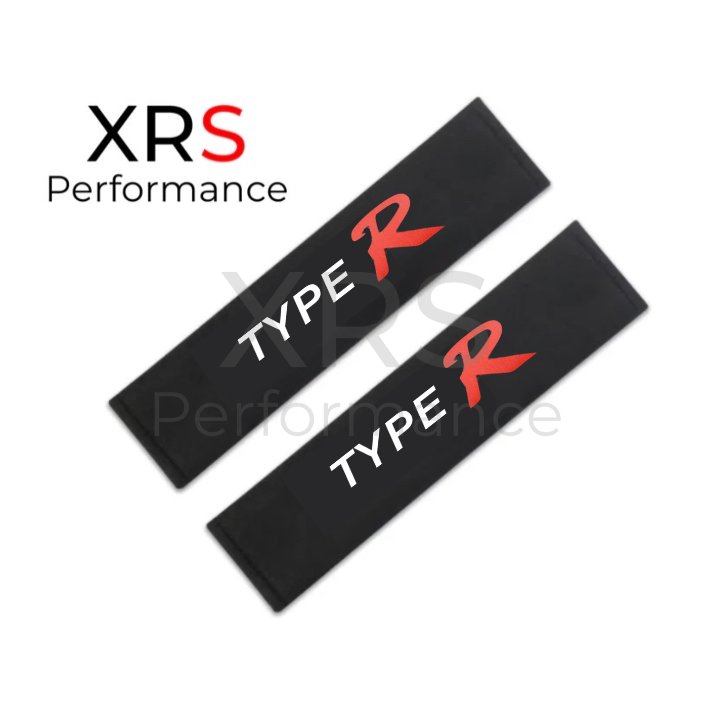 Honda Type R Seat Belt Covers Pad Protectors x 2