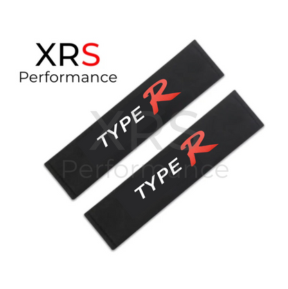 Honda Type R Seat Belt Covers Pad Protectors x 2
