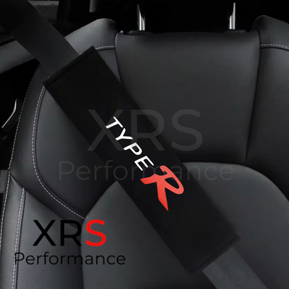 Honda Type R Seat Belt Covers Pad Protectors x 2