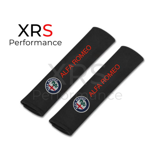 Alfa Romeo Seat Belt Covers Pad Protectors x 2