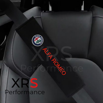 Alfa Romeo Seat Belt Covers Pad Protectors x 2