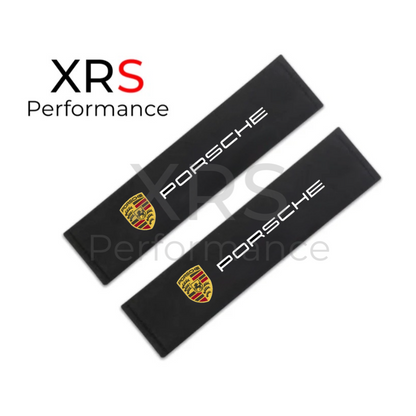 Porsche Seat Belt Covers Pad Protectors x 2