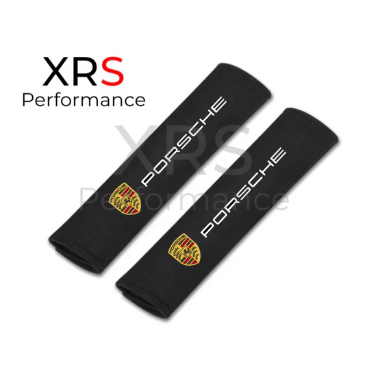 Porsche Seat Belt Covers Pad Protectors x 2