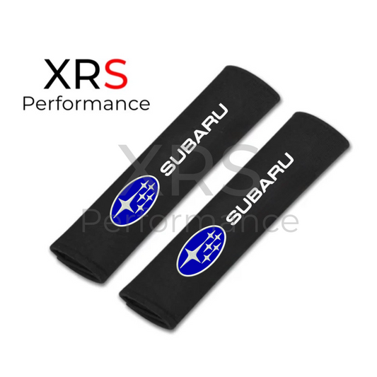 Subaru Seat Belt Covers Pad Protectors x 2