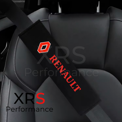 Renault Seat Belt Covers Pad Protectors x 2