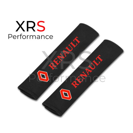 Renault Seat Belt Covers Pad Protectors x 2
