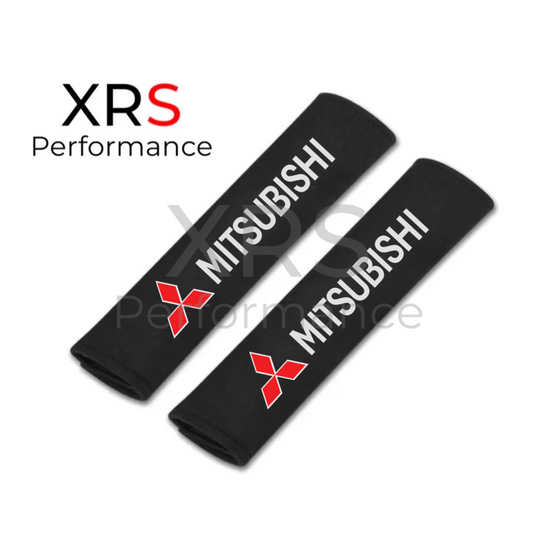 Mitsubishi Seat Belt Covers Pad Protectors x 2