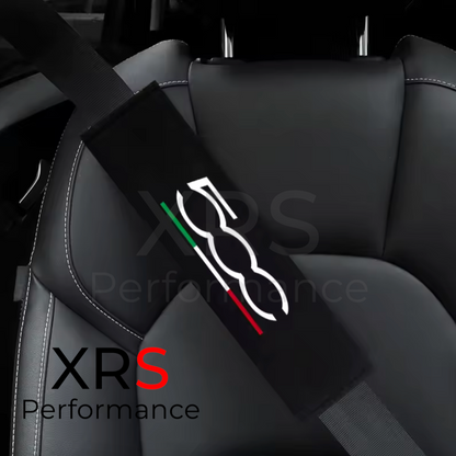 Fiat 500 Seat Belt Covers Pad Protectors x 2