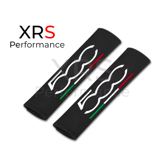 Fiat 500 Seat Belt Covers Pad Protectors x 2