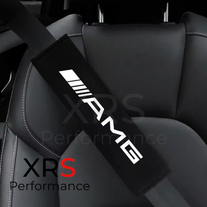 Mercedes AMG Seat Belt Covers Pad Protectors x 2