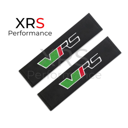 Skoda VRS Seat Belt Covers Pad Protectors x 2