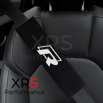 Volkswagen R R-Line Seat Belt Covers Pad Protectors x 2