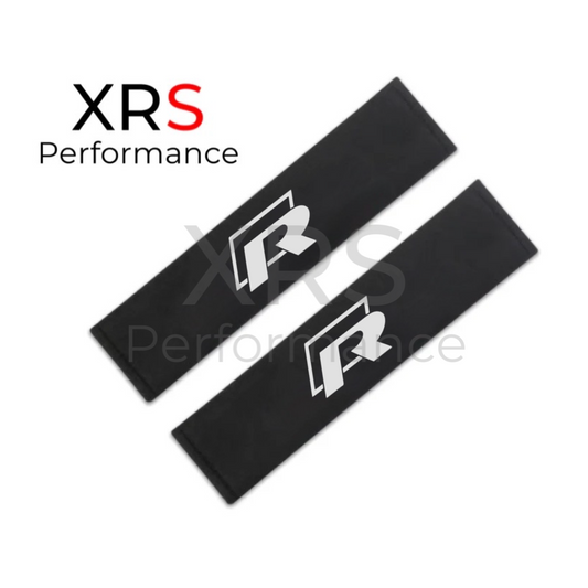 Volkswagen R R-Line Seat Belt Covers Pad Protectors x 2