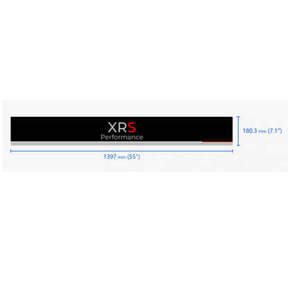 XRS Performance - Black & Grey Sun Strip