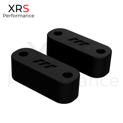 FORD FIESTA MK7 BONNET SPACER BLOCKS RISERS - RELEASE THE HEAT - 24MM - CARBON