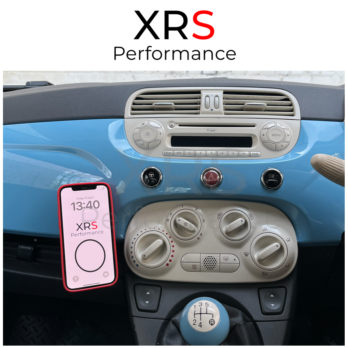 FIAT 500 MAGNETIC BALL JOINT PHONE MOUNT HOLDER